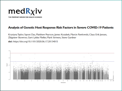 Analysis of Genetic Host Response Risk Factors in Severe COVID-19 Patients