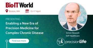 Hear from PrecisionLife SVP of Healthcare & Head of US, Simon Beaulah at Bio-IT World