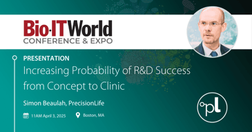 Increasing Probability of R&D Success from Concept to Clinic - Join PrecisionLife at Bio-IT World