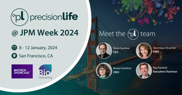 PrecisionLife at JPM week 2024 - meet the future of personalized drug development and healthcare