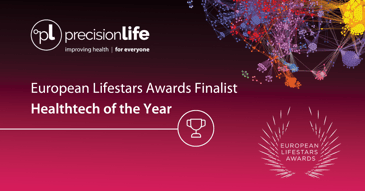 PrecisionLife named a European Lifestars Awards Healthtech Company of the Year finalist