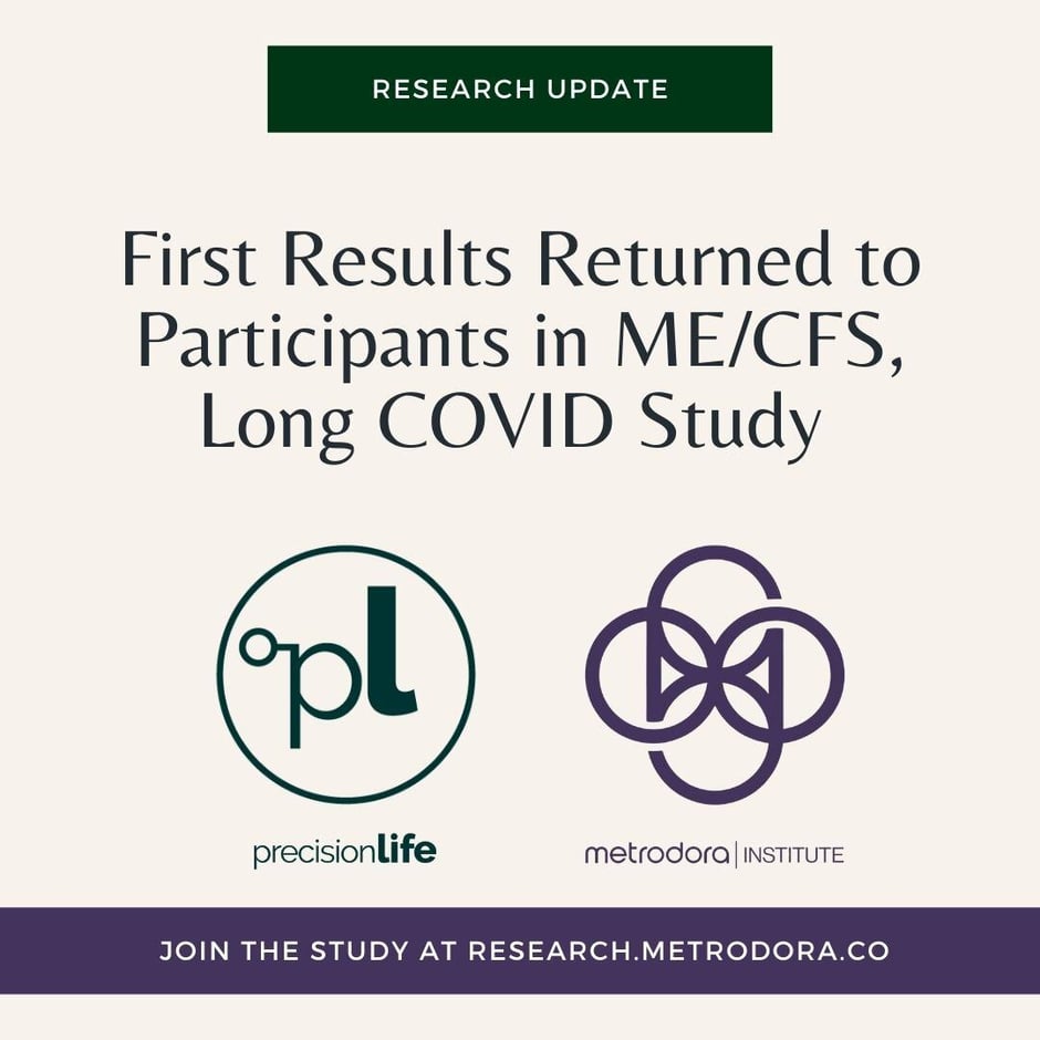 PrecisionLife Metrodora Institute Return First MetX Results