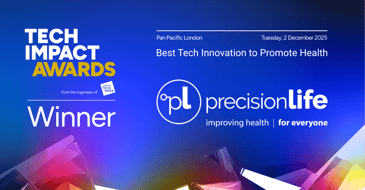 PrecisionLife wins Best Tech Innovation to Promote Health at London Tech Week
