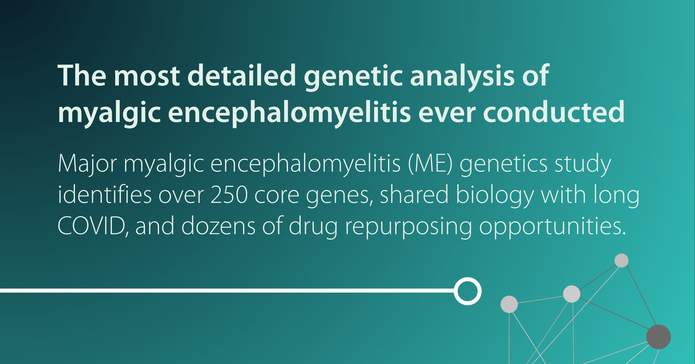 The most detailed genetic analysis of ME-min