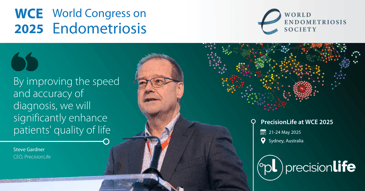 PrecisionLife presenting endometriosis and adenomyosis insights at WCE2025