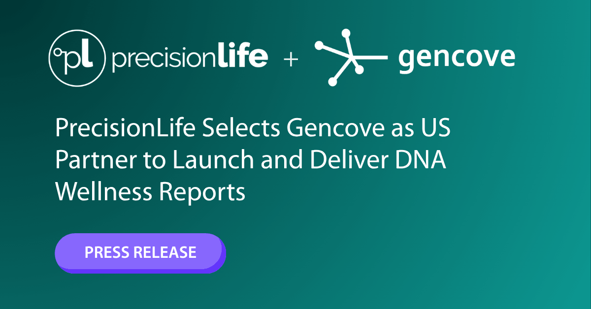 PrecisionLife Selects Gencove as US Partner for DNA Wellness Reports